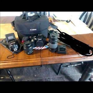 Canon Camera with assessors!